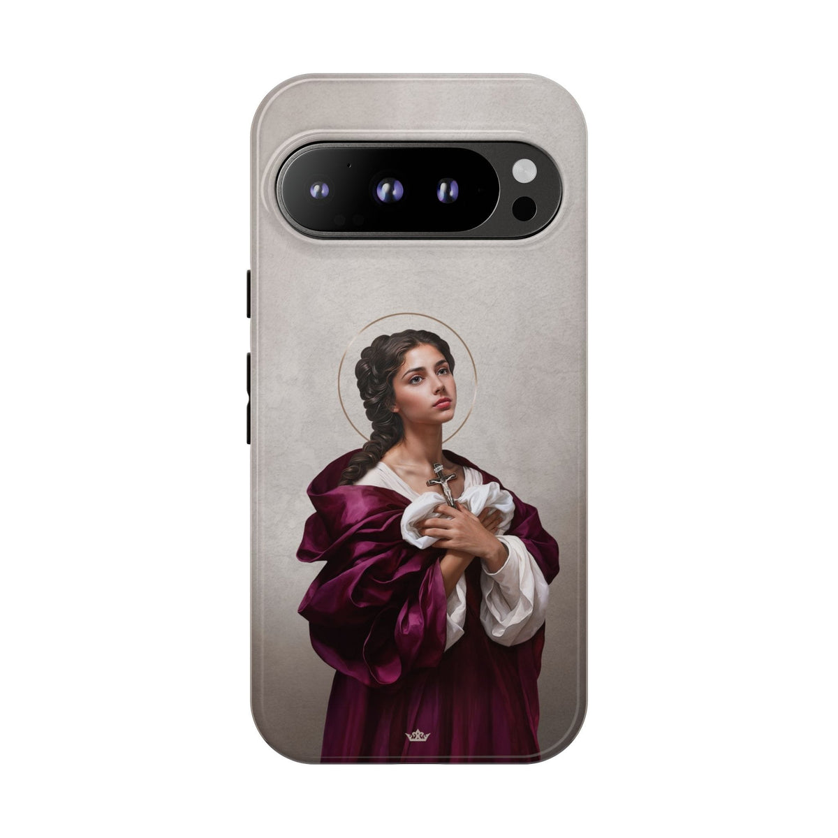 St. Agatha Hard Phone Case (Light) Copyright VENXARA