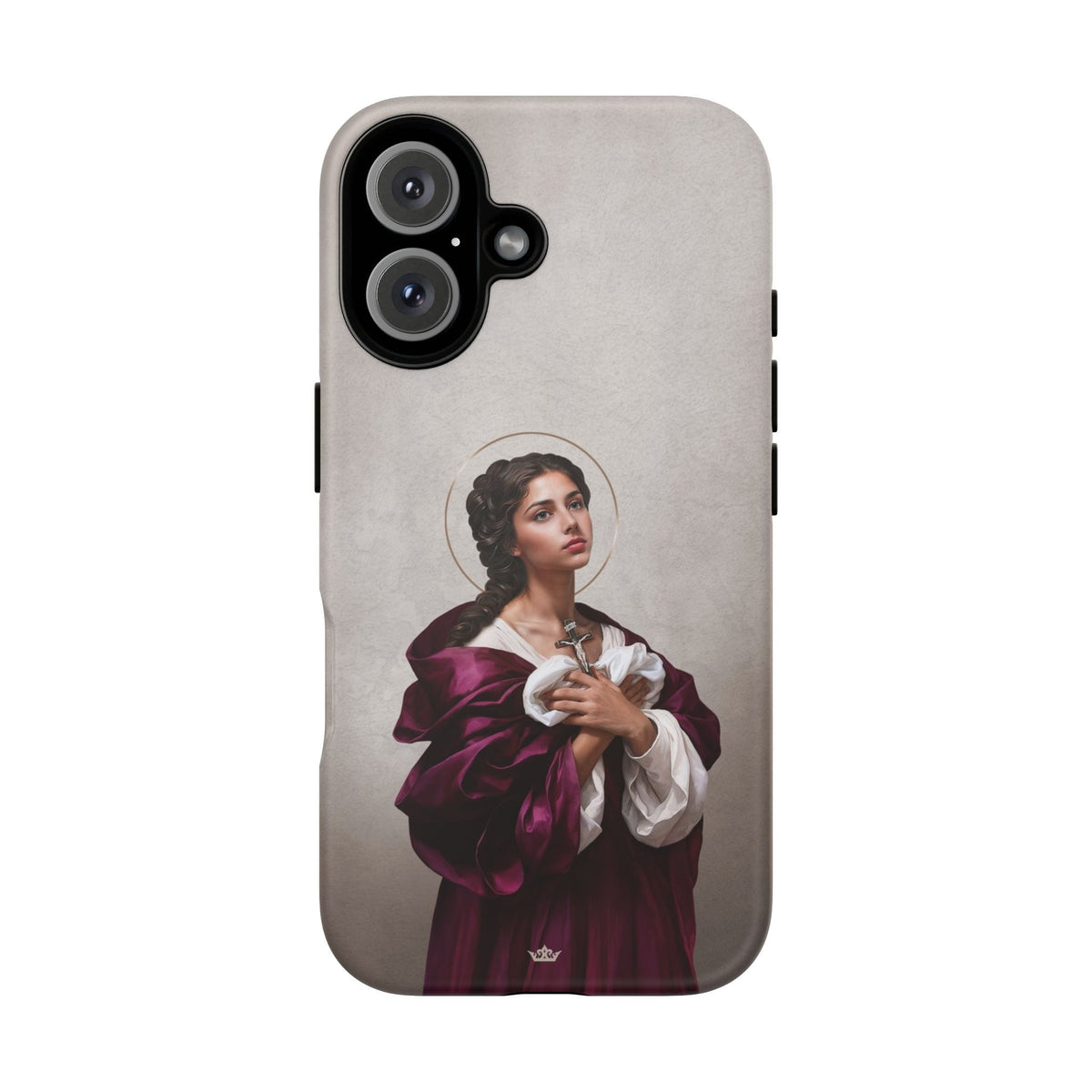 St. Agatha Hard Phone Case (Light) Copyright VENXARA