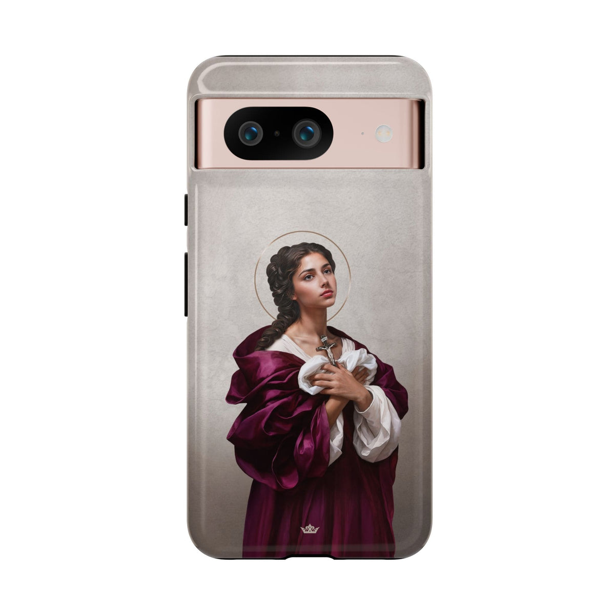 St. Agatha Hard Phone Case (Light) Copyright VENXARA