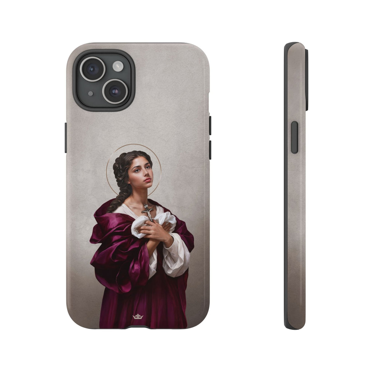 St. Agatha Hard Phone Case (Light) Copyright VENXARA