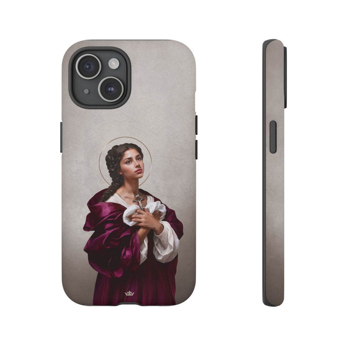 St. Agatha Hard Phone Case (Light) Copyright VENXARA