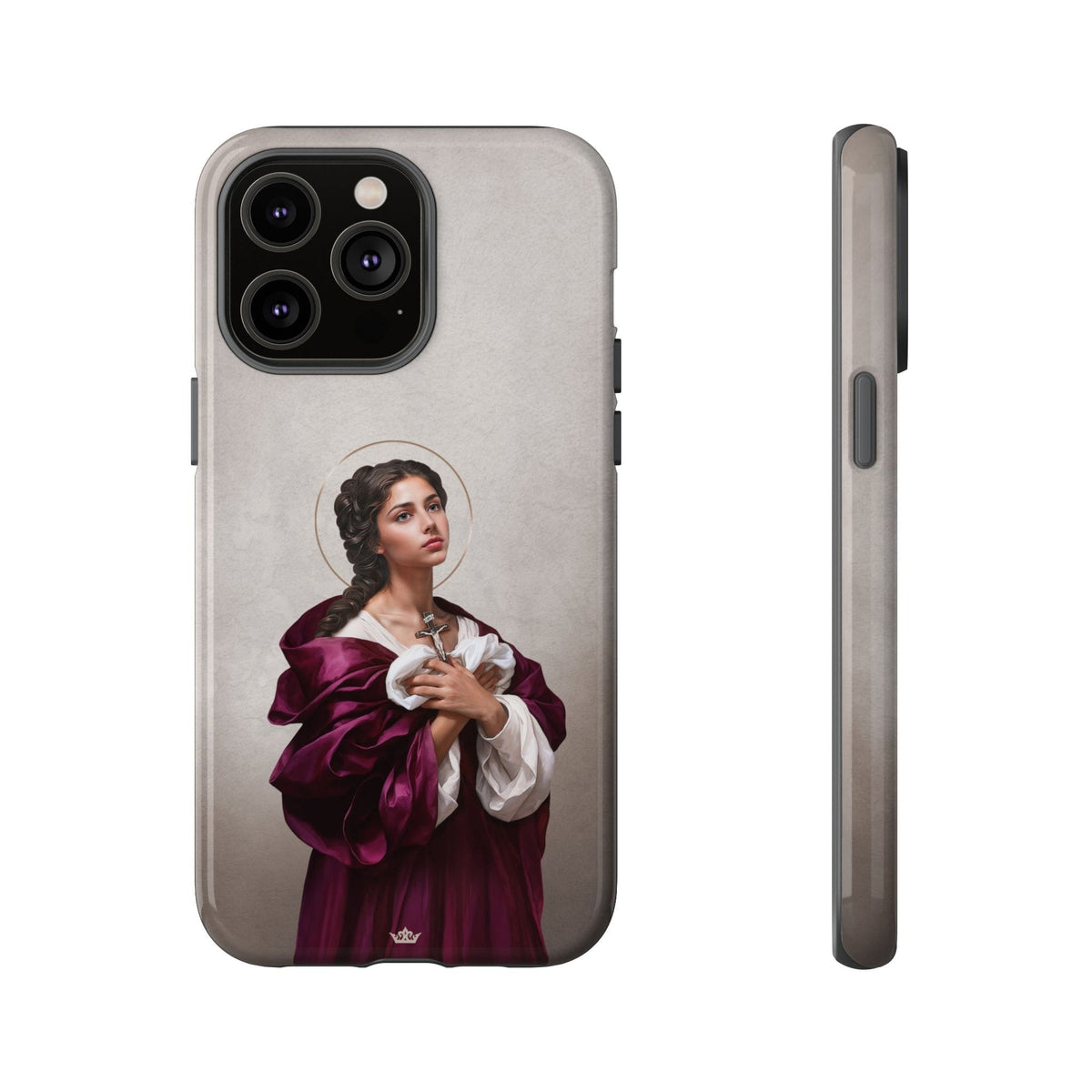 St. Agatha Hard Phone Case (Light) Copyright VENXARA