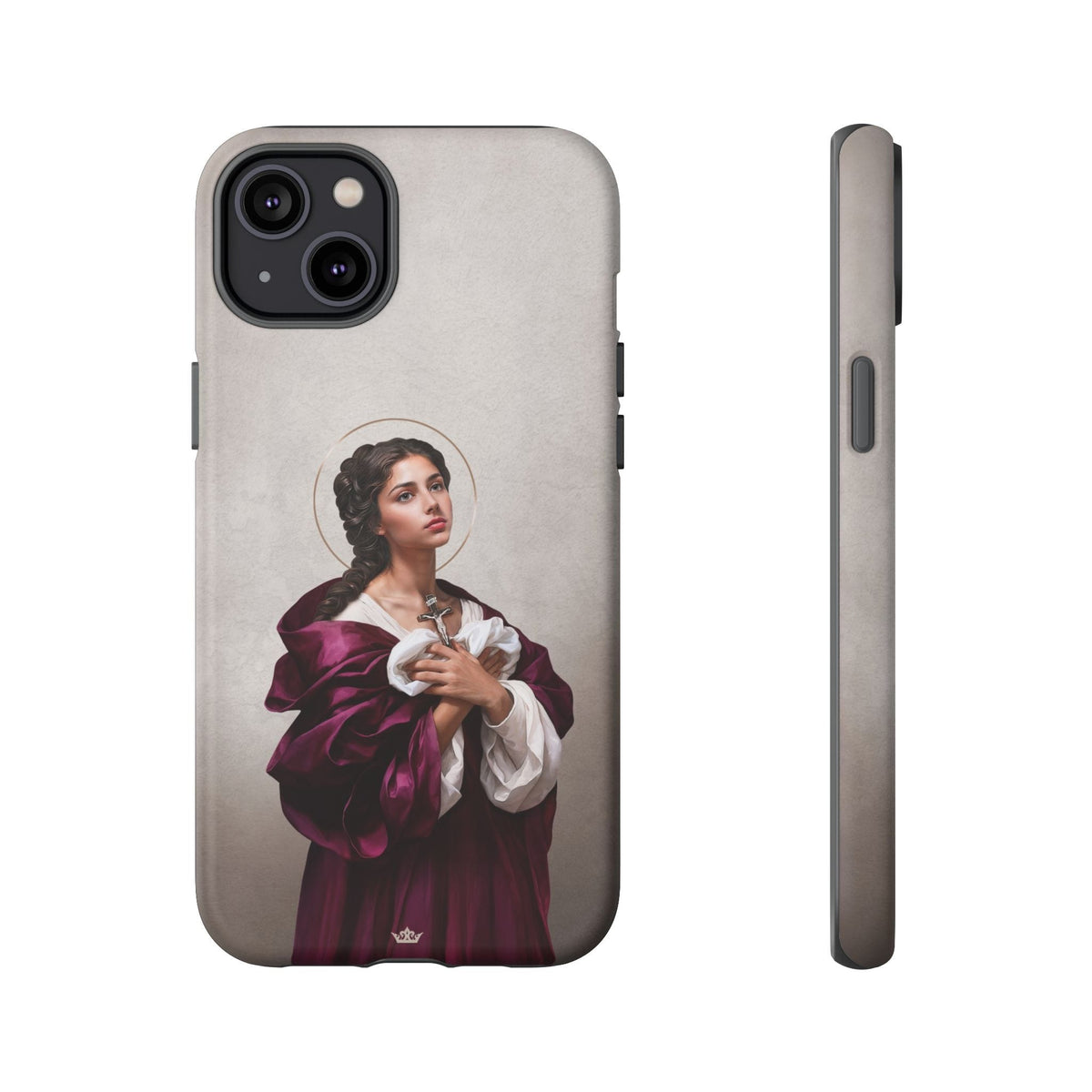 St. Agatha Hard Phone Case (Light) Copyright VENXARA