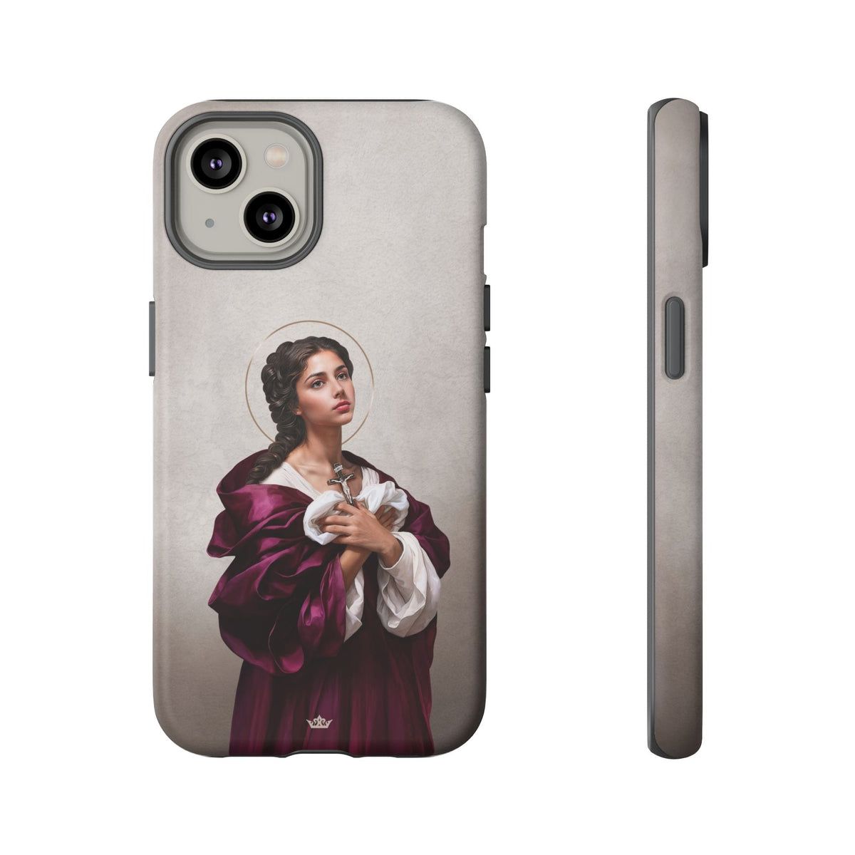 St. Agatha Hard Phone Case (Light) Copyright VENXARA