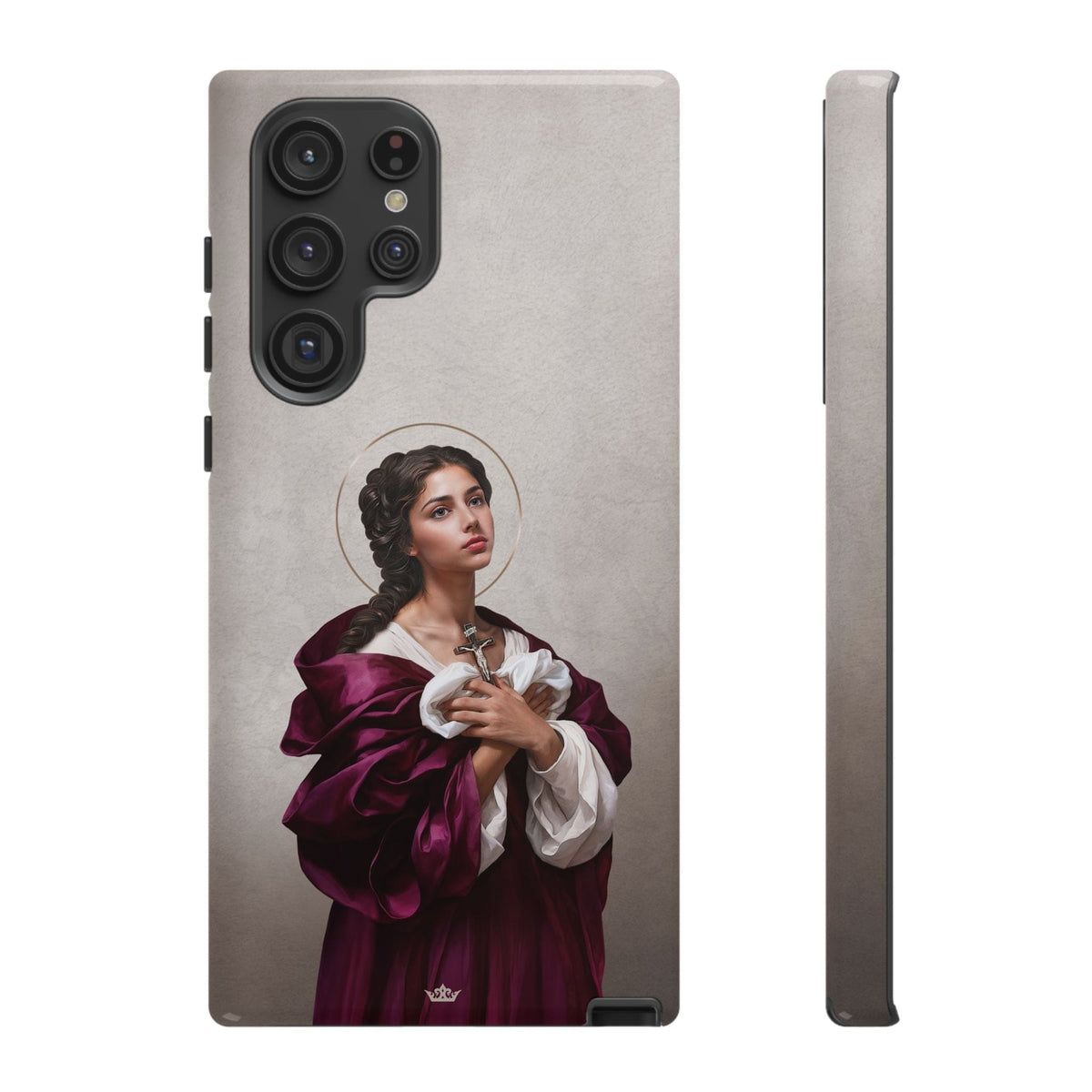 St. Agatha Hard Phone Case (Light) Copyright VENXARA
