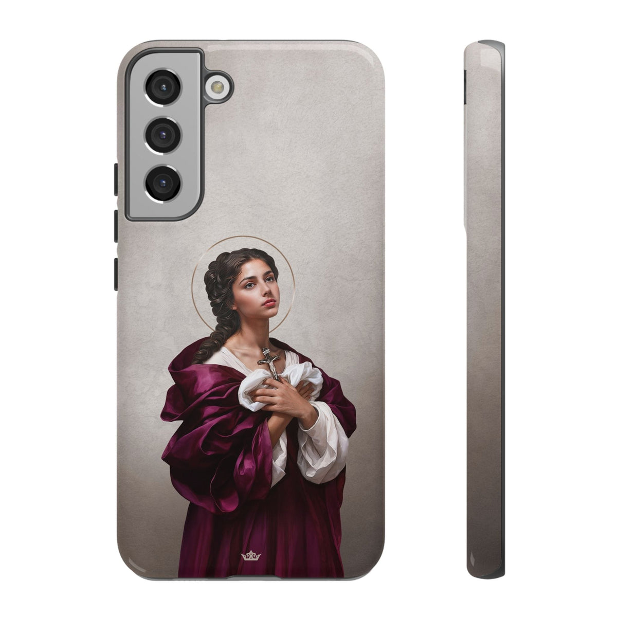 St. Agatha Hard Phone Case (Light) Copyright VENXARA