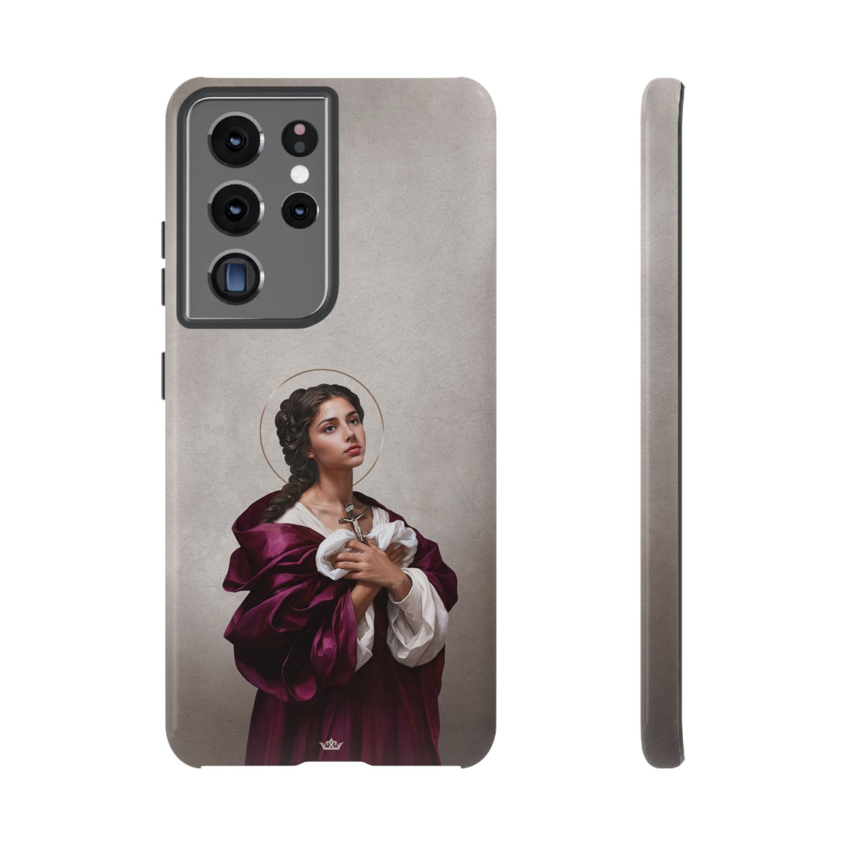St. Agatha Hard Phone Case (Light) Copyright VENXARA