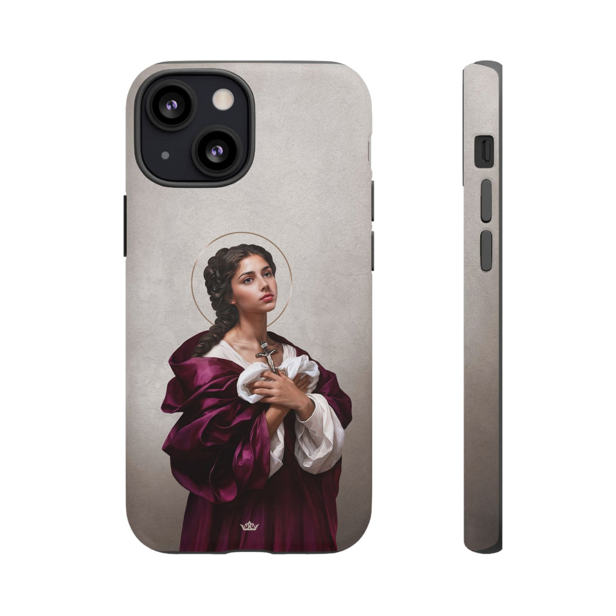 St. Agatha Hard Phone Case (Light) Copyright VENXARA