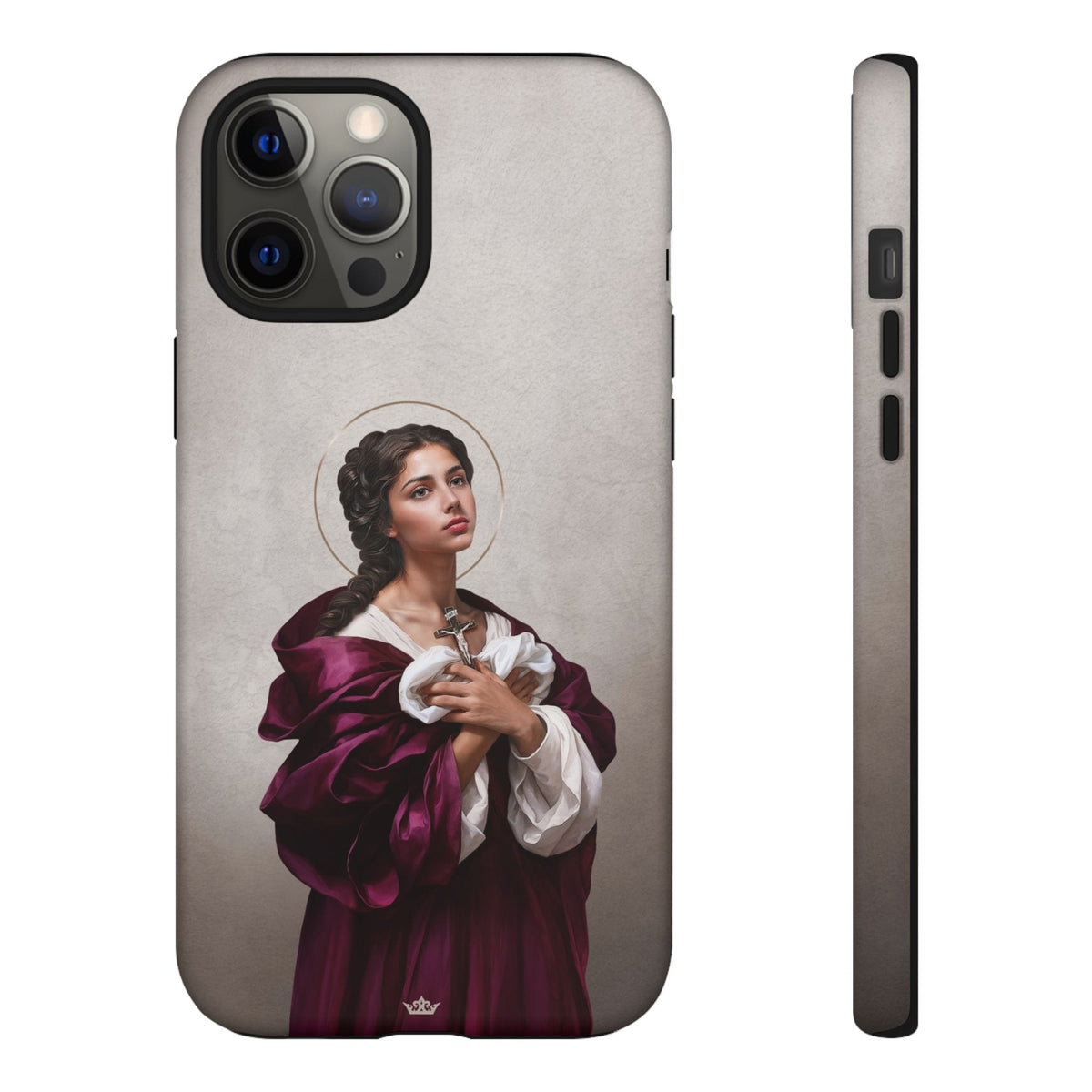 St. Agatha Hard Phone Case (Light) Copyright VENXARA
