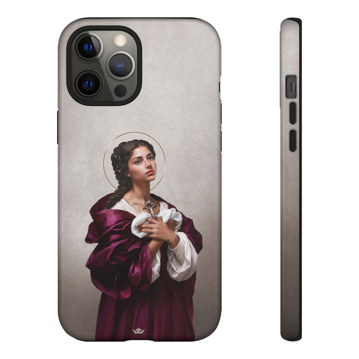 St. Agatha Hard Phone Case (Light) Copyright VENXARA