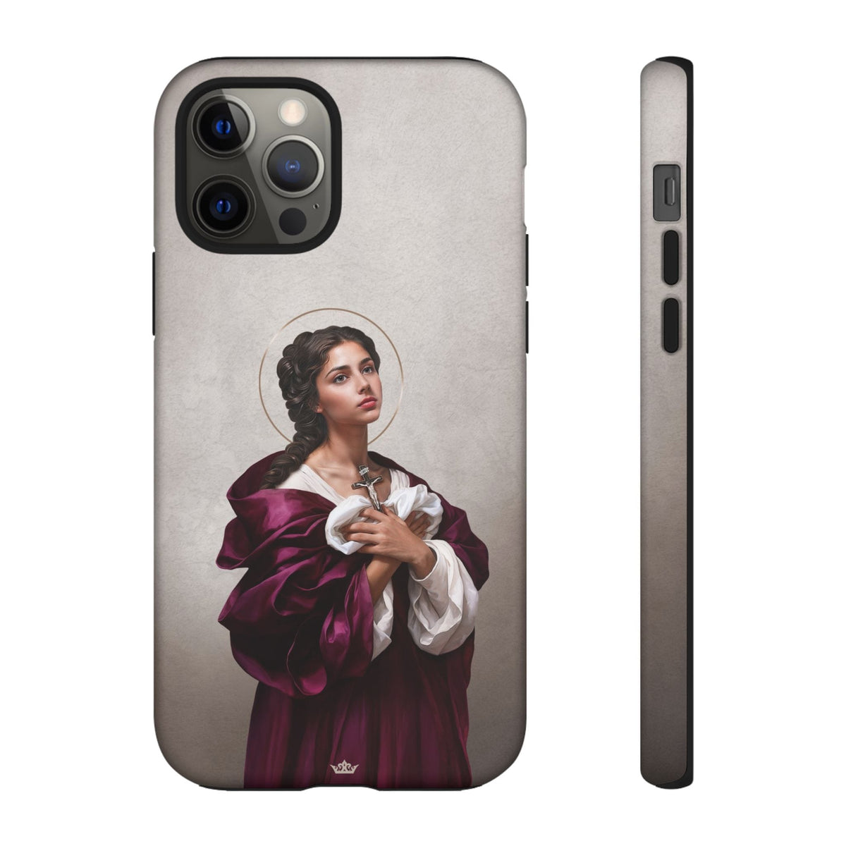 St. Agatha Hard Phone Case (Light) Copyright VENXARA