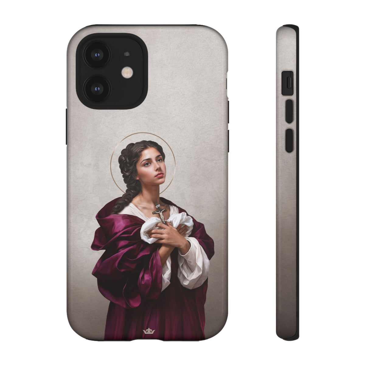 St. Agatha Hard Phone Case (Light) Copyright VENXARA