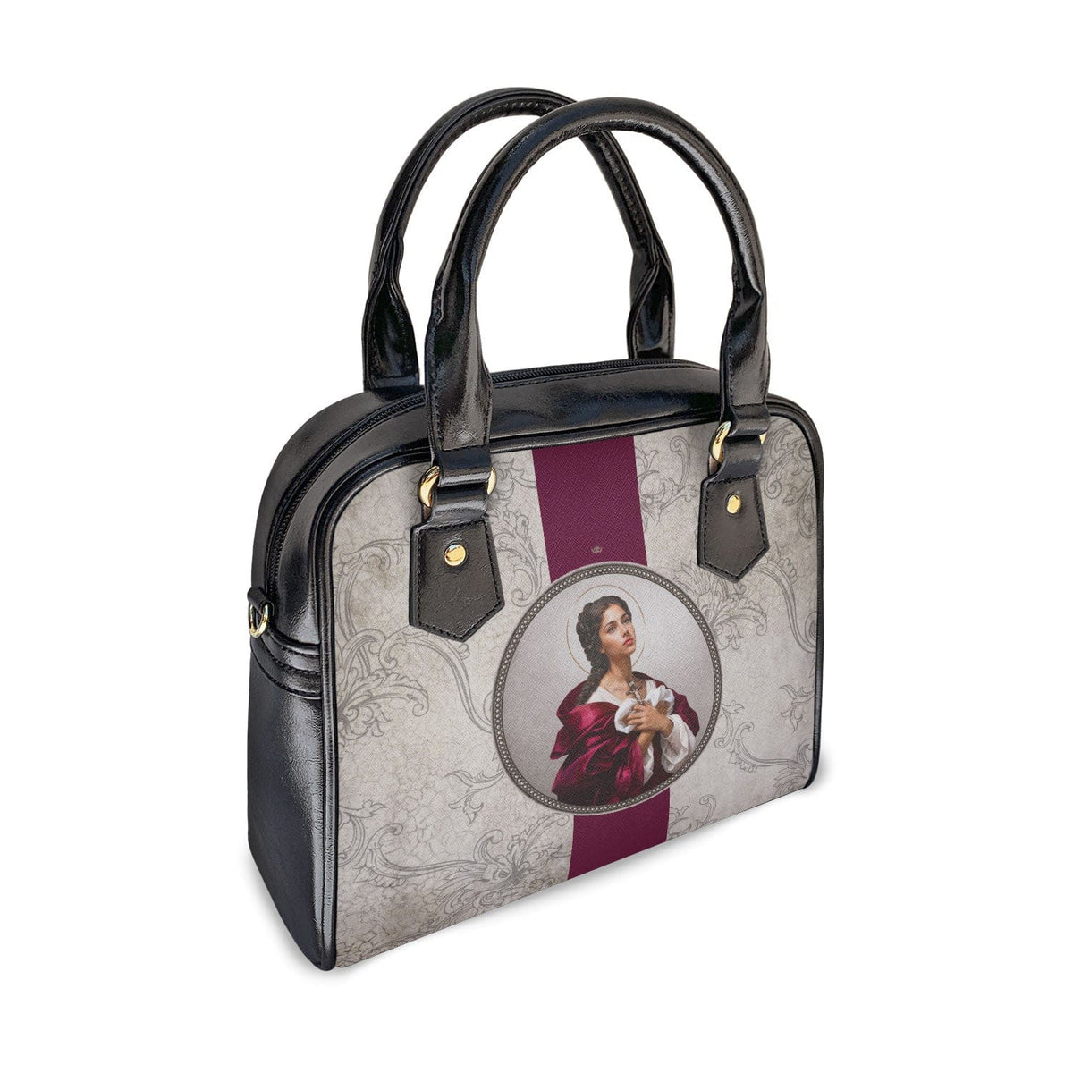 St. Agatha Medallion Handbag (Floral Patina) Copyright VENXARA