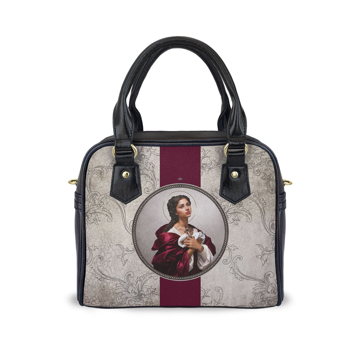 St. Agatha Medallion Handbag (Floral Patina) Copyright VENXARA