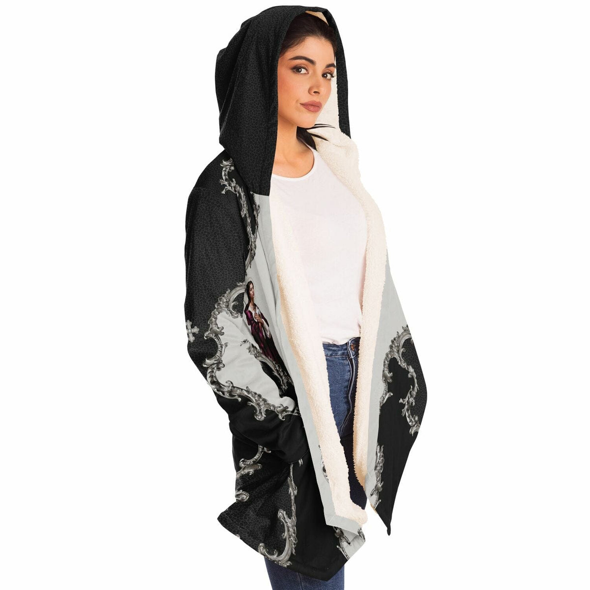 St. Agatha Microfleece Cloak (Baroque Leopard) Copyright VENXARA