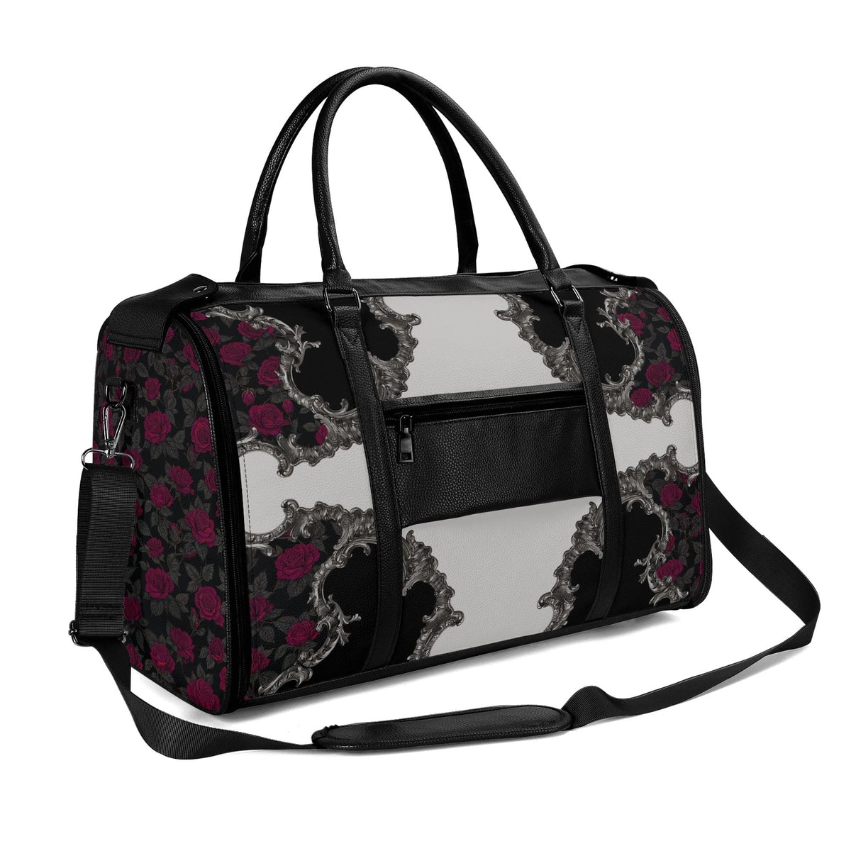 St. Agatha Travel Bag (Baroque Roses) Copyright VENXARA