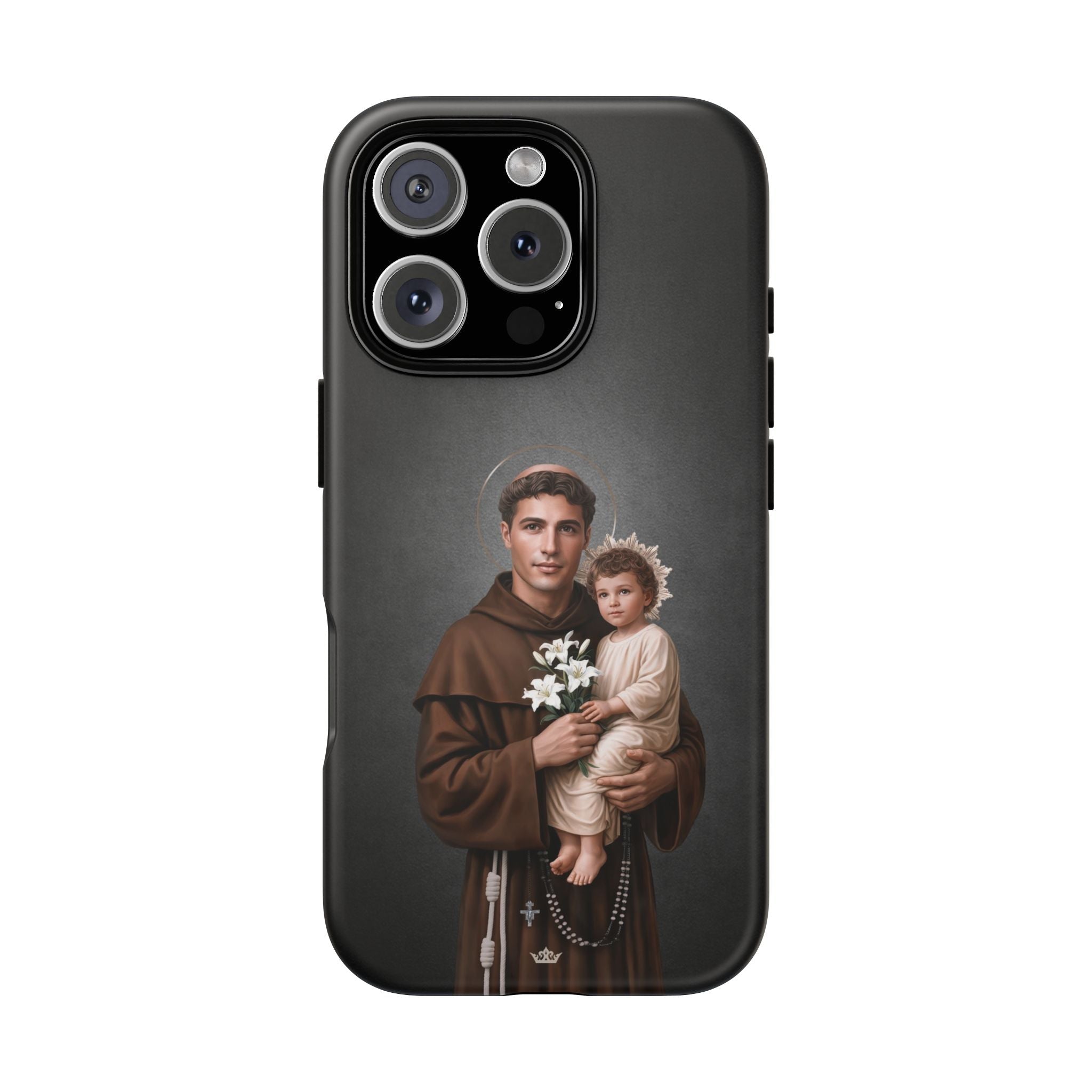 St. Anthony of Padua Hard Phone Case (Dark) - VENXARA