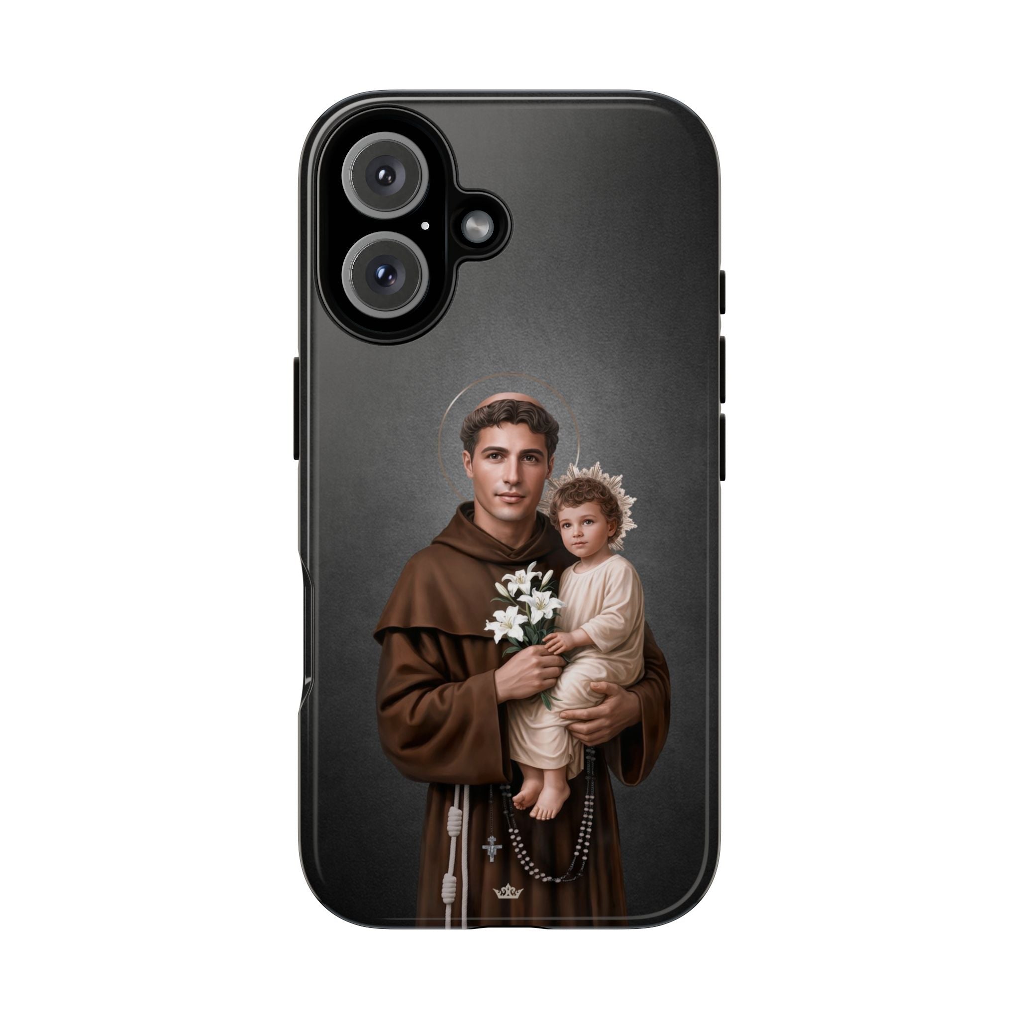 St. Anthony of Padua Hard Phone Case (Dark) - VENXARA