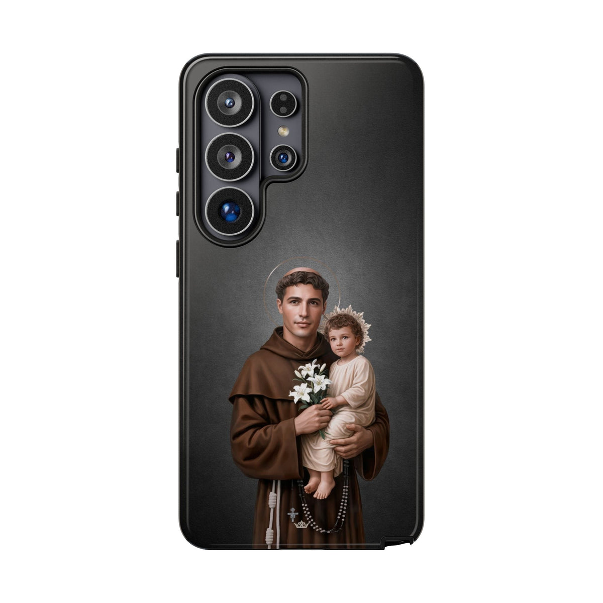 St. Anthony of Padua Hard Phone Case (Dark) Copyright VENXARA