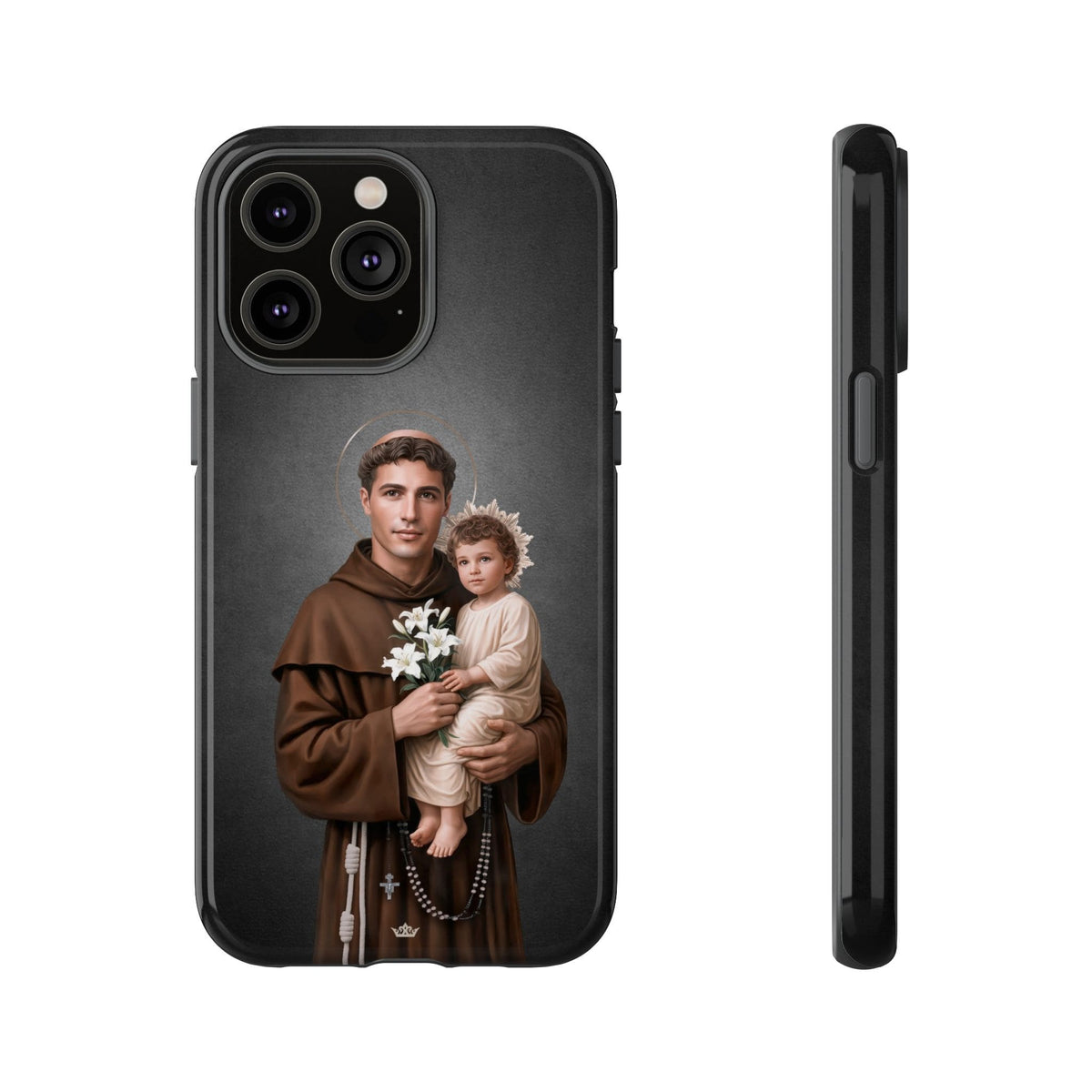 St. Anthony of Padua Hard Phone Case (Dark) Copyright VENXARA
