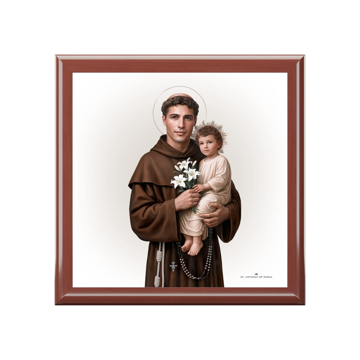 St. Anthony of Padua Keepsake Box Copyright VENXARA