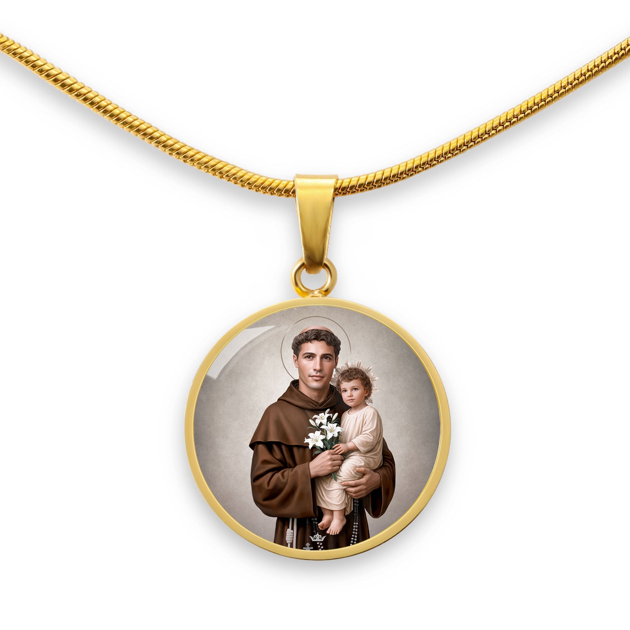 St. Anthony of Padua Pendant Necklace - VENXARA