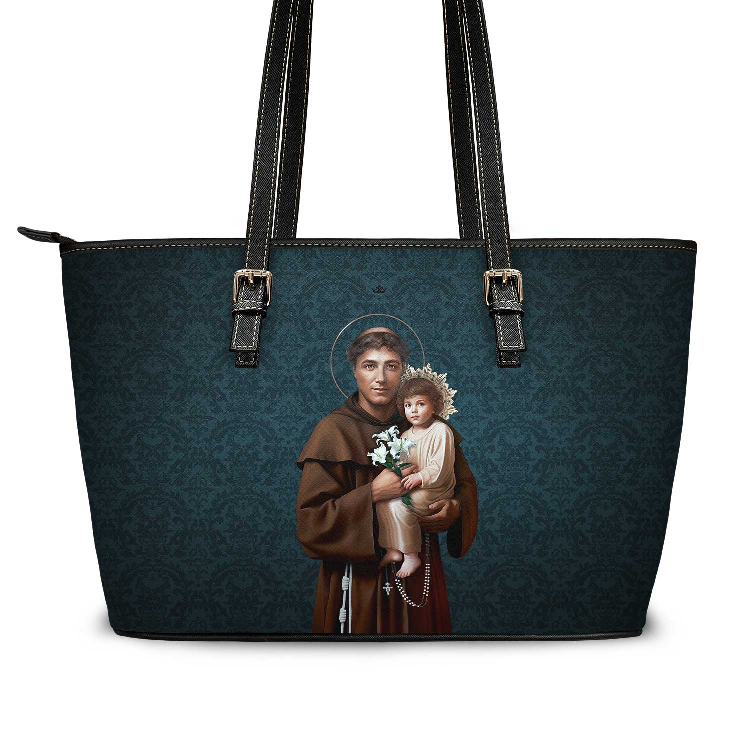 St. Anthony of Padua Tote Bag (Celestial Blue) - VENXARA®