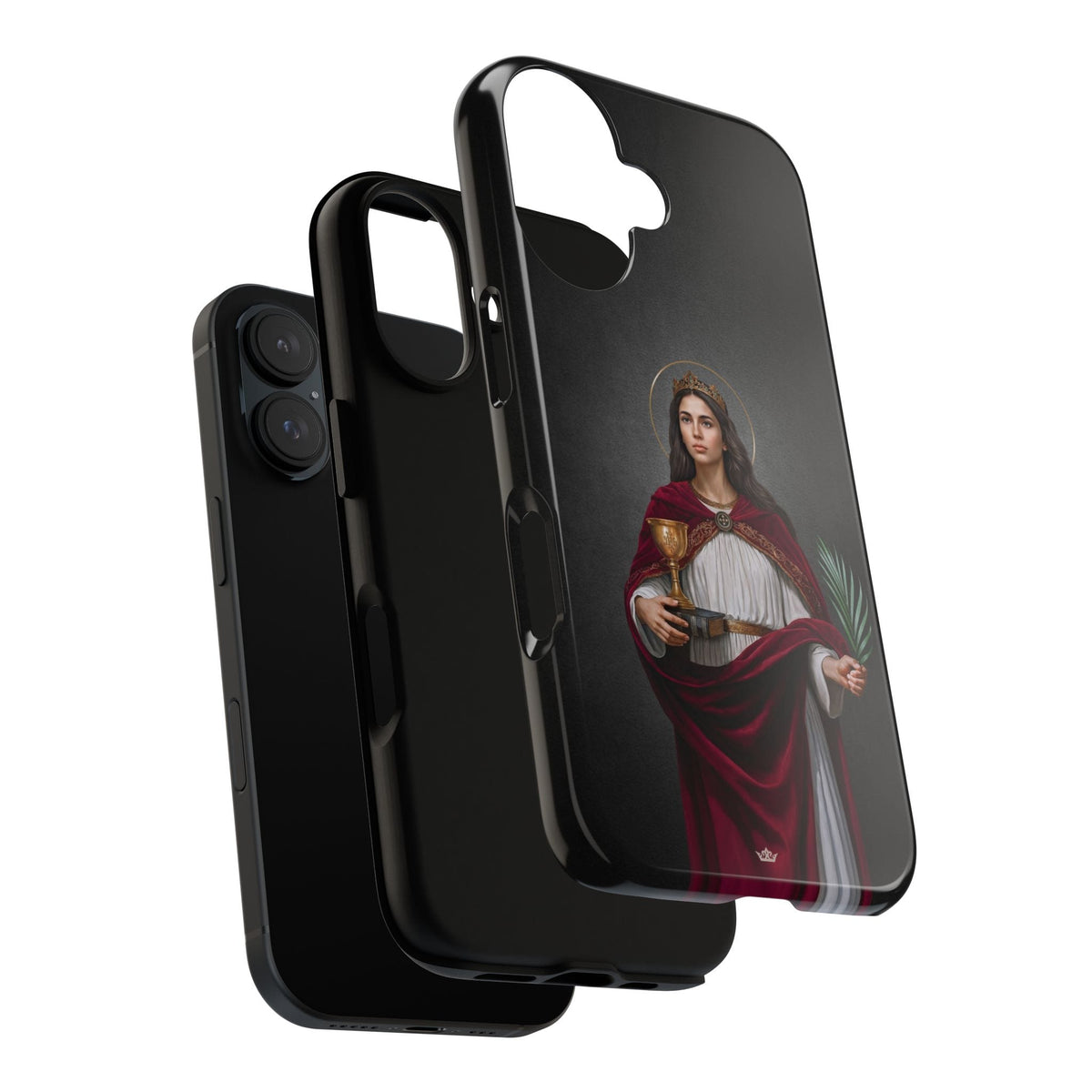 St. Barbara Hard Phone Case (Dark) Copyright VENXARA