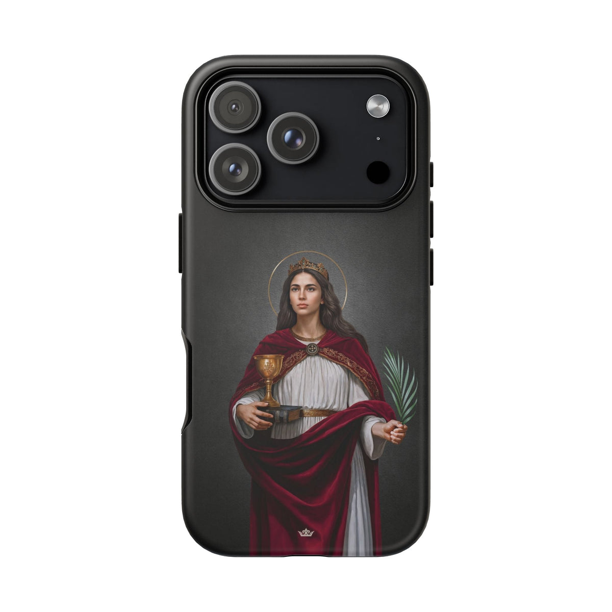 St. Barbara Hard Phone Case (Dark) Copyright VENXARA
