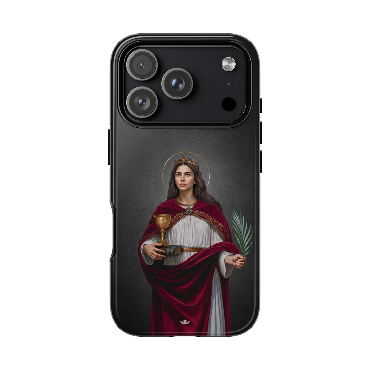 St. Barbara Hard Phone Case (Dark) Copyright VENXARA
