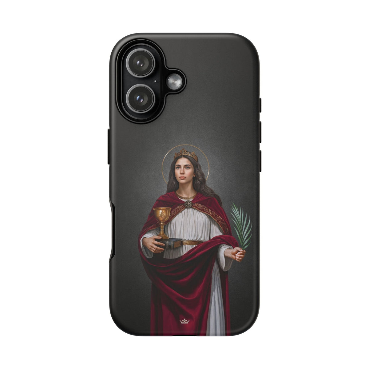 St. Barbara Hard Phone Case (Dark) Copyright VENXARA
