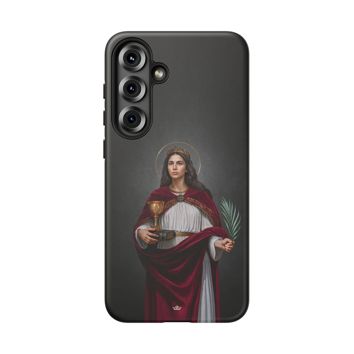 St. Barbara Hard Phone Case (Dark) Copyright VENXARA