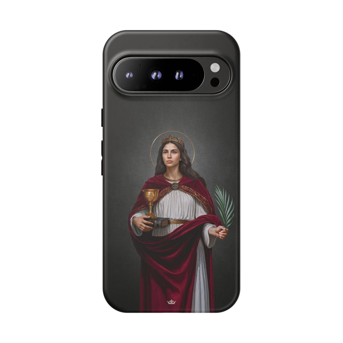 St. Barbara Hard Phone Case (Dark) Copyright VENXARA