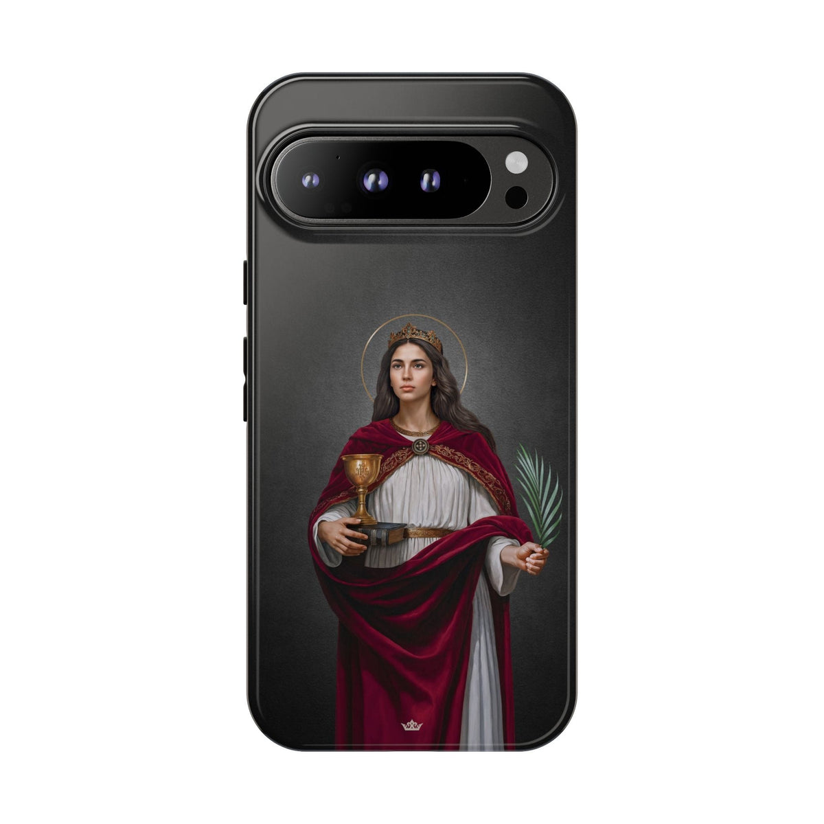 St. Barbara Hard Phone Case (Dark) Copyright VENXARA