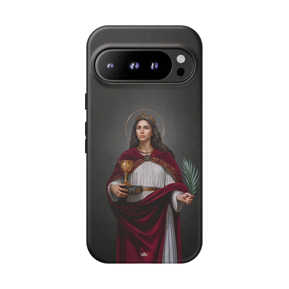St. Barbara Hard Phone Case (Dark) Copyright VENXARA