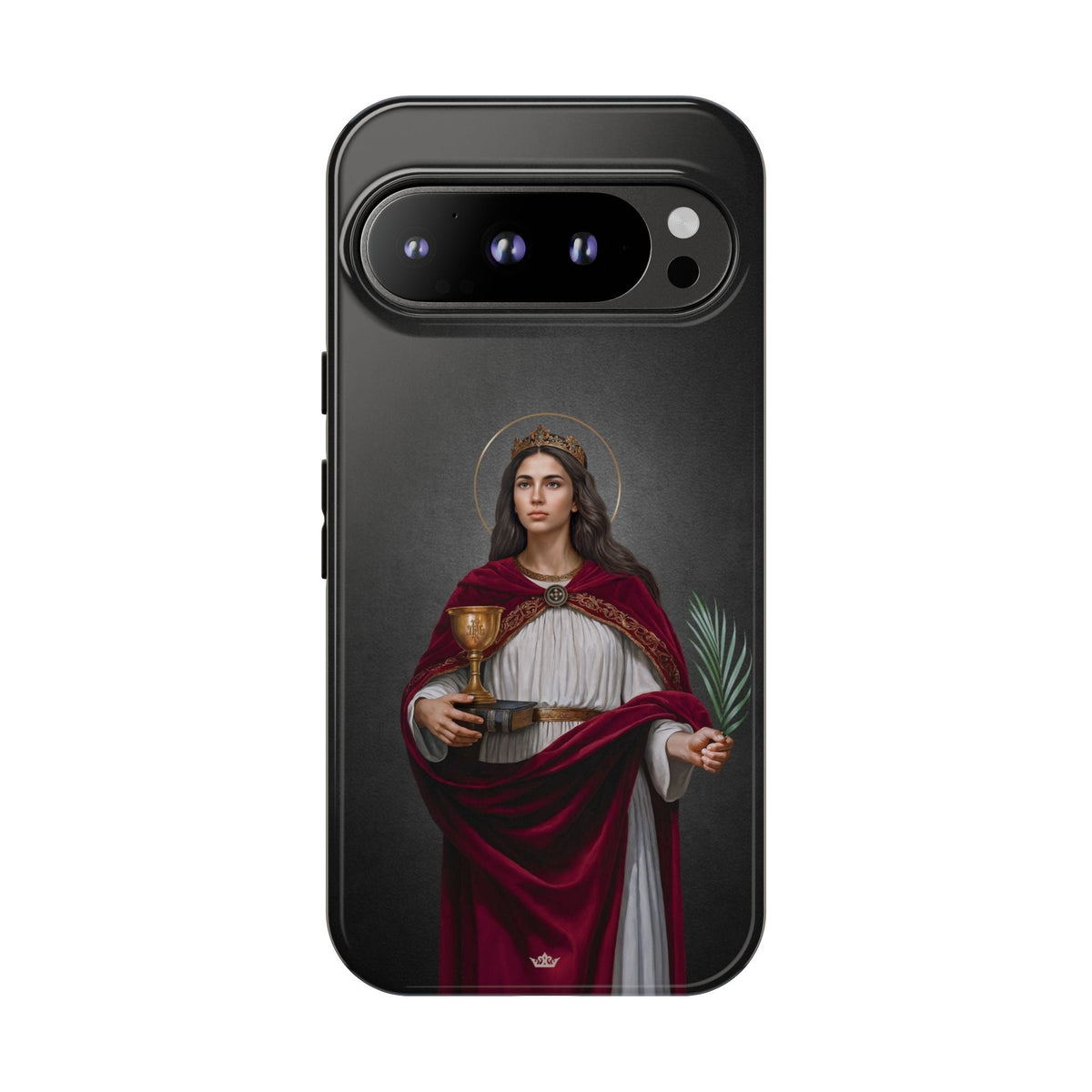 St. Barbara Hard Phone Case (Dark) Copyright VENXARA