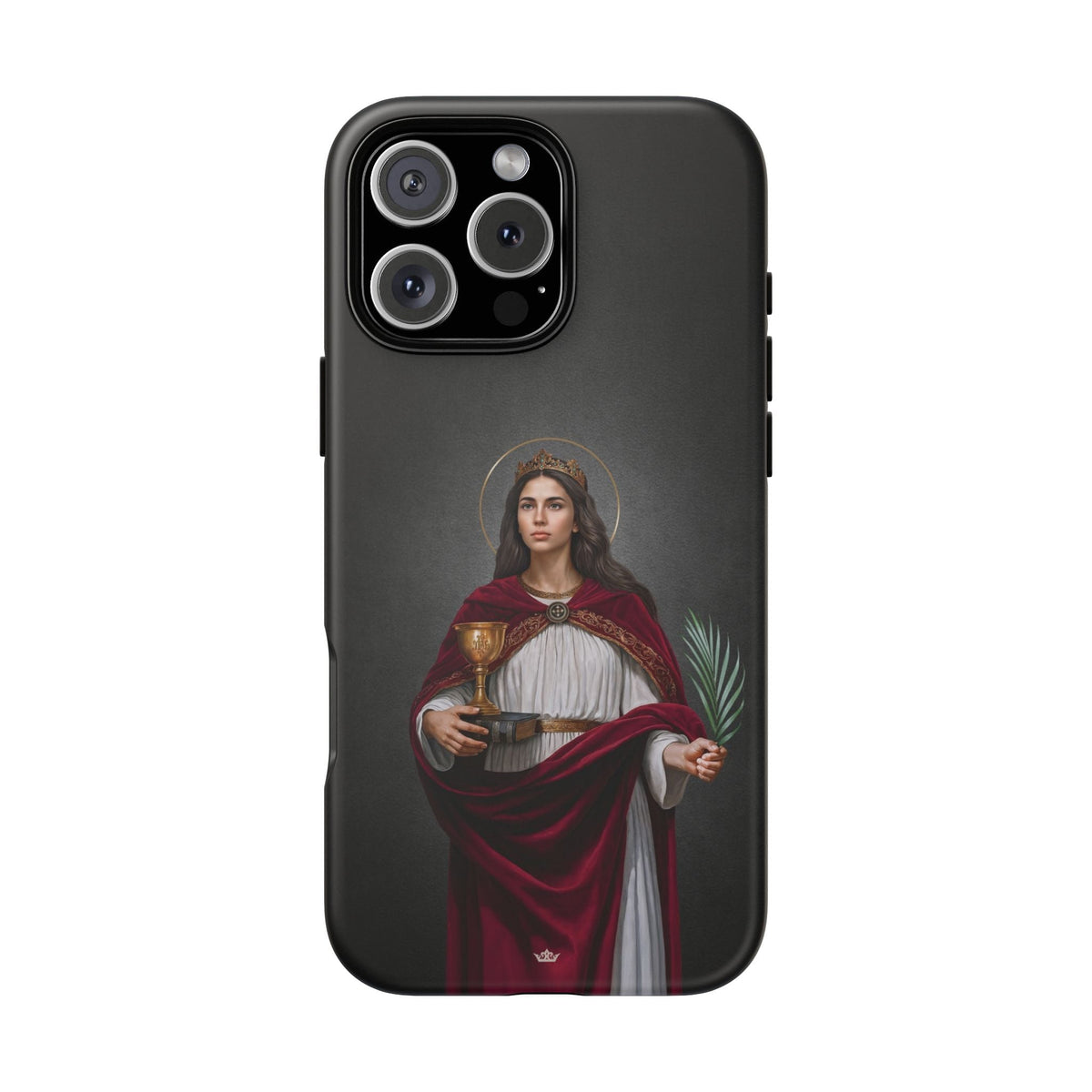 St. Barbara Hard Phone Case (Dark) Copyright VENXARA