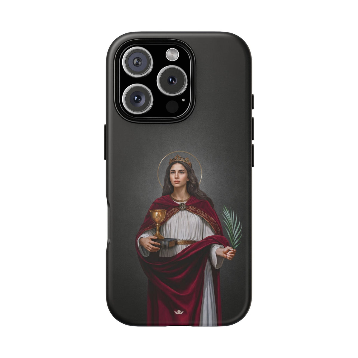 St. Barbara Hard Phone Case (Dark) Copyright VENXARA
