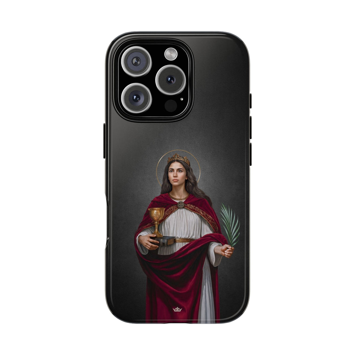 St. Barbara Hard Phone Case (Dark) Copyright VENXARA