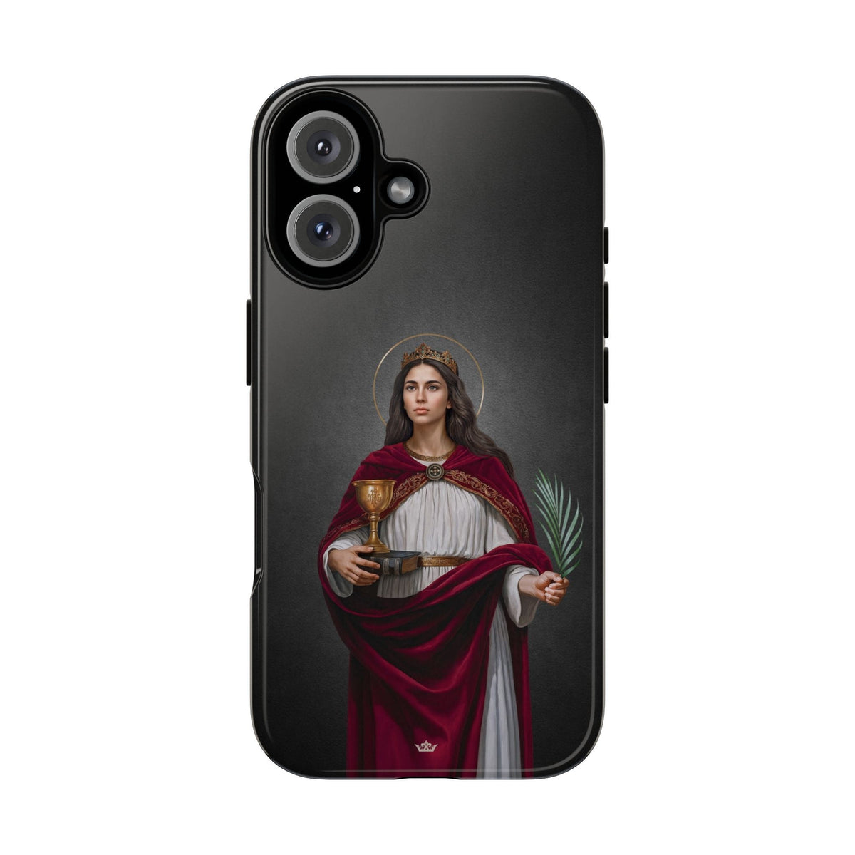 St. Barbara Hard Phone Case (Dark) Copyright VENXARA