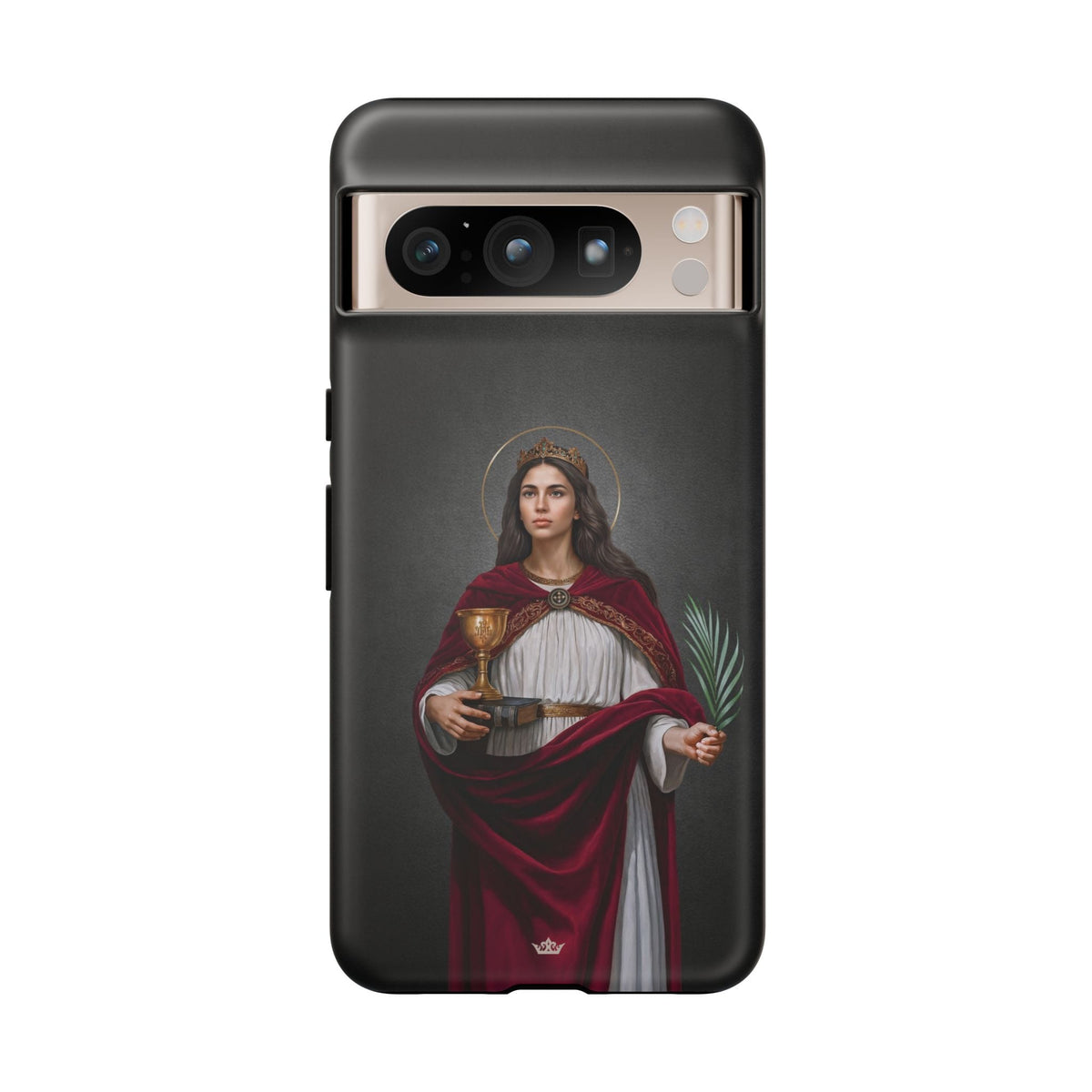 St. Barbara Hard Phone Case (Dark) Copyright VENXARA
