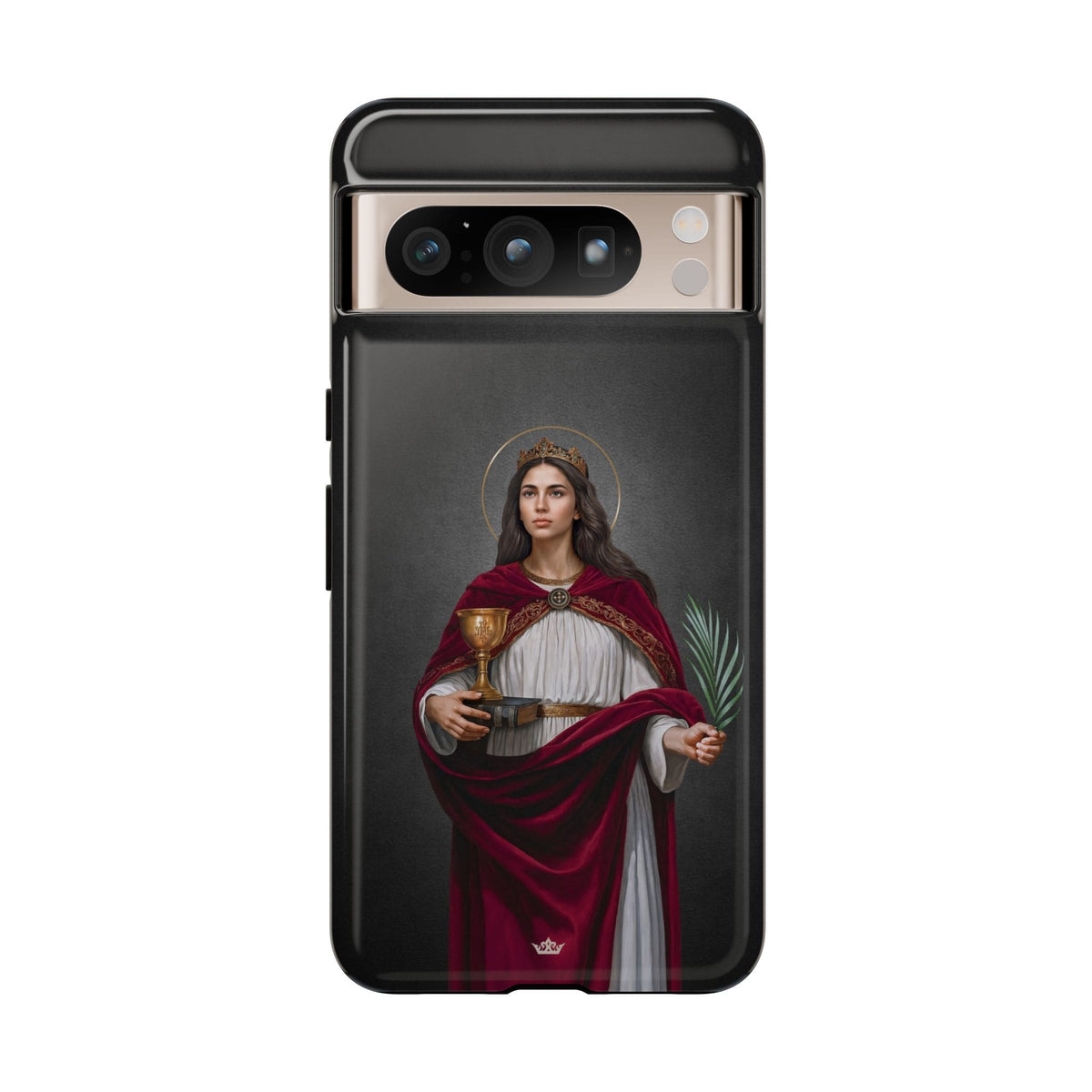 St. Barbara Hard Phone Case (Dark) Copyright VENXARA