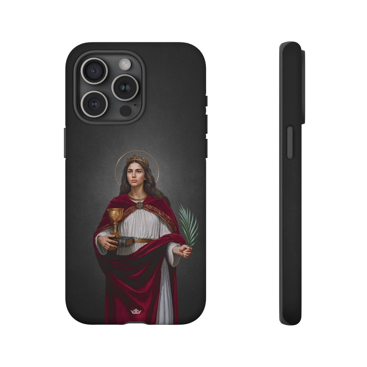 St. Barbara Hard Phone Case (Dark) Copyright VENXARA
