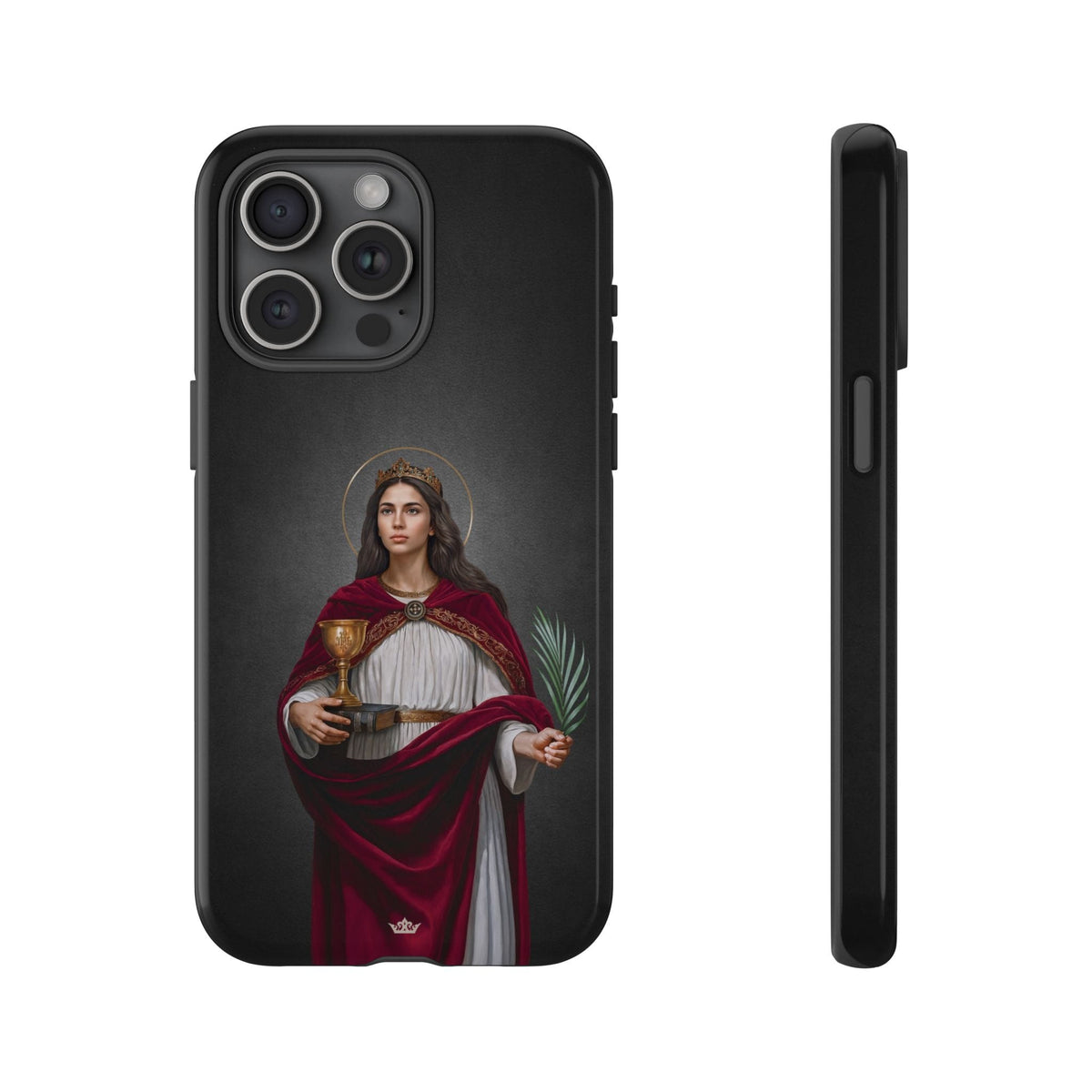 St. Barbara Hard Phone Case (Dark) Copyright VENXARA