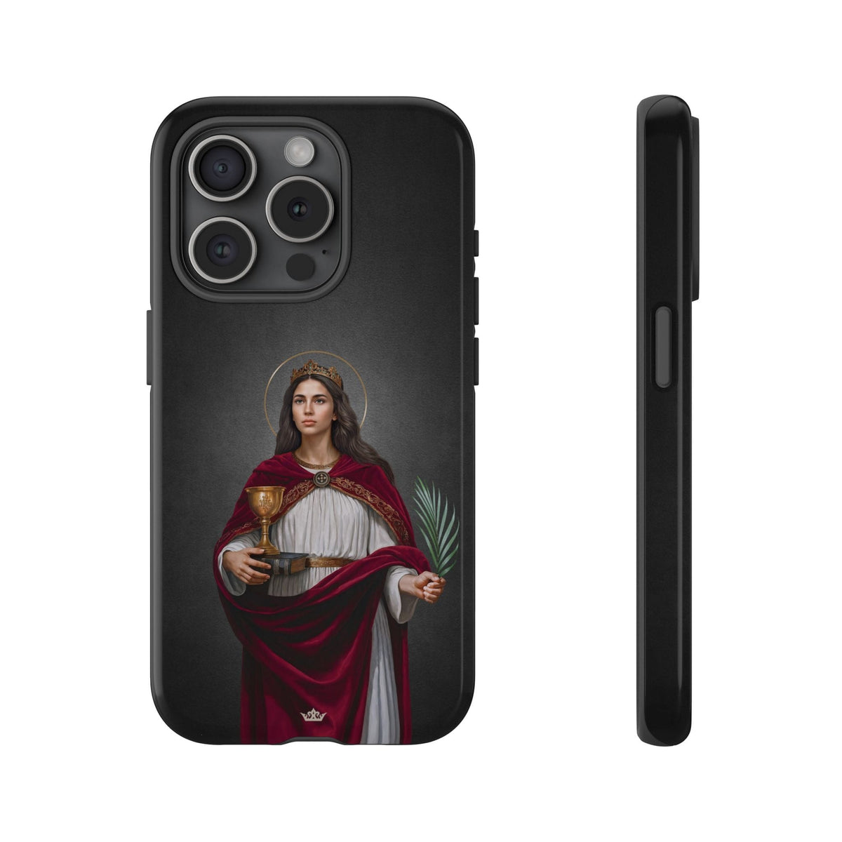 St. Barbara Hard Phone Case (Dark) Copyright VENXARA