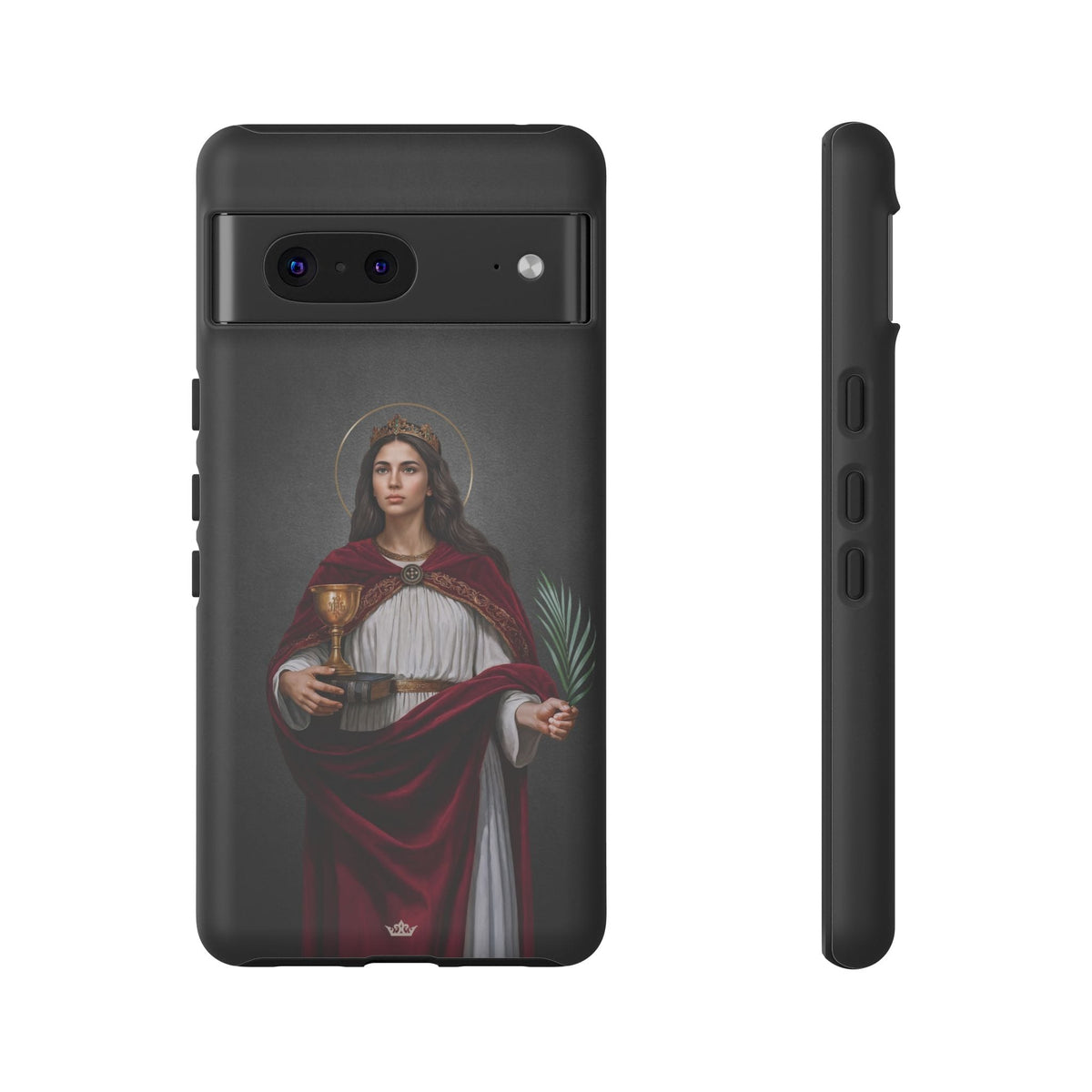 St. Barbara Hard Phone Case (Dark) Copyright VENXARA