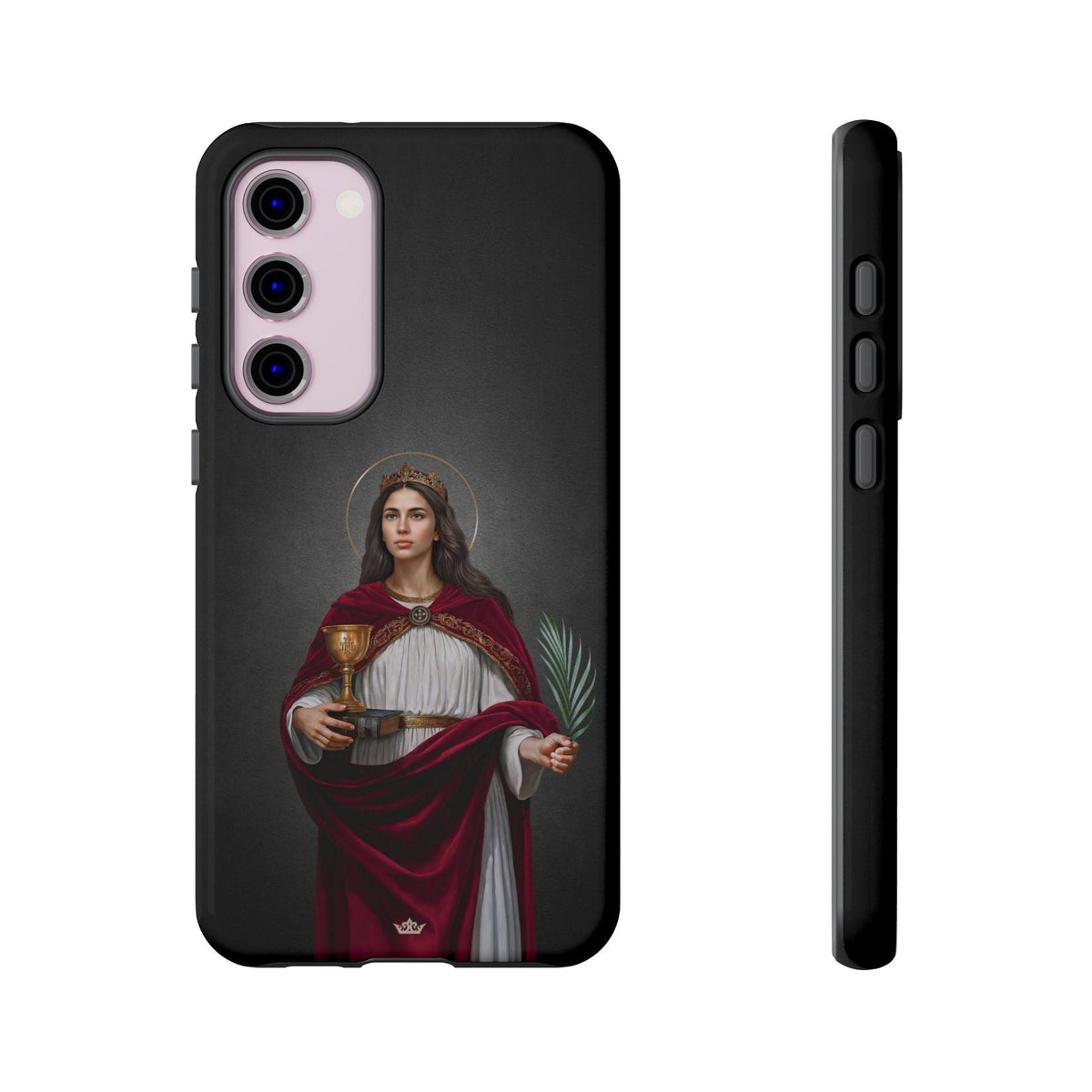 St. Barbara Hard Phone Case (Dark) Copyright VENXARA