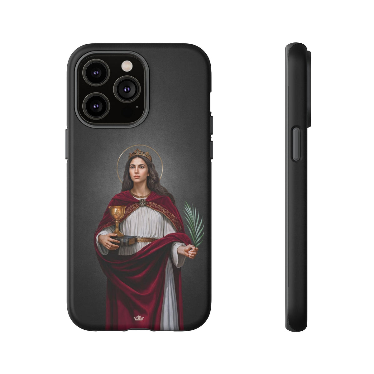St. Barbara Hard Phone Case (Dark) Copyright VENXARA
