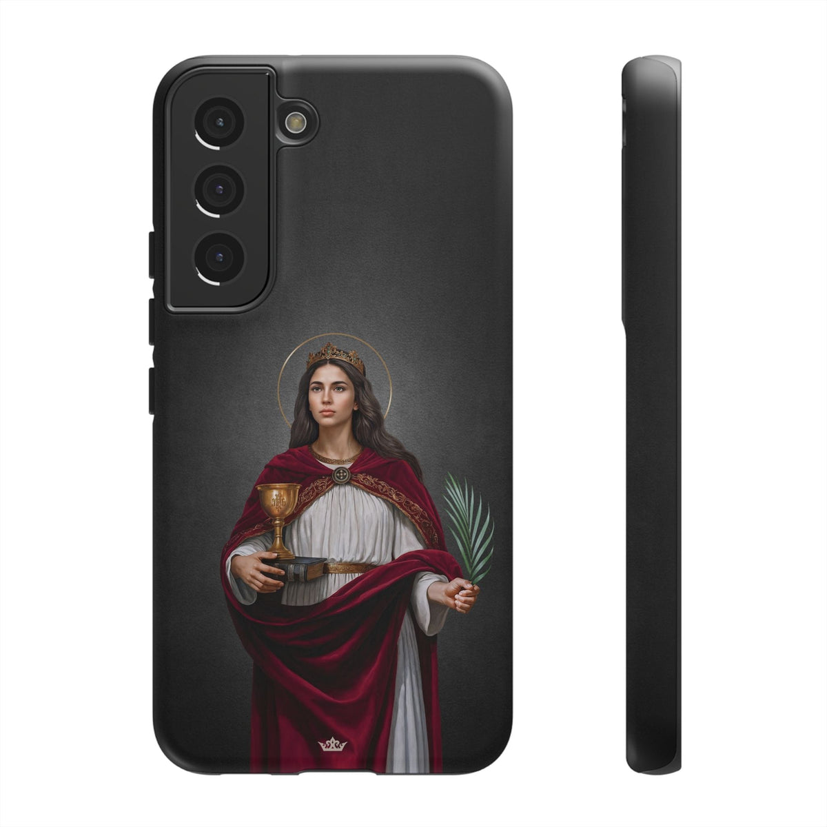 St. Barbara Hard Phone Case (Dark) Copyright VENXARA