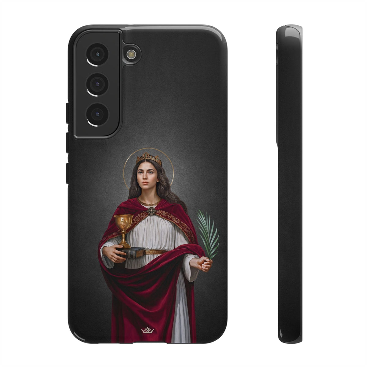 St. Barbara Hard Phone Case (Dark) Copyright VENXARA
